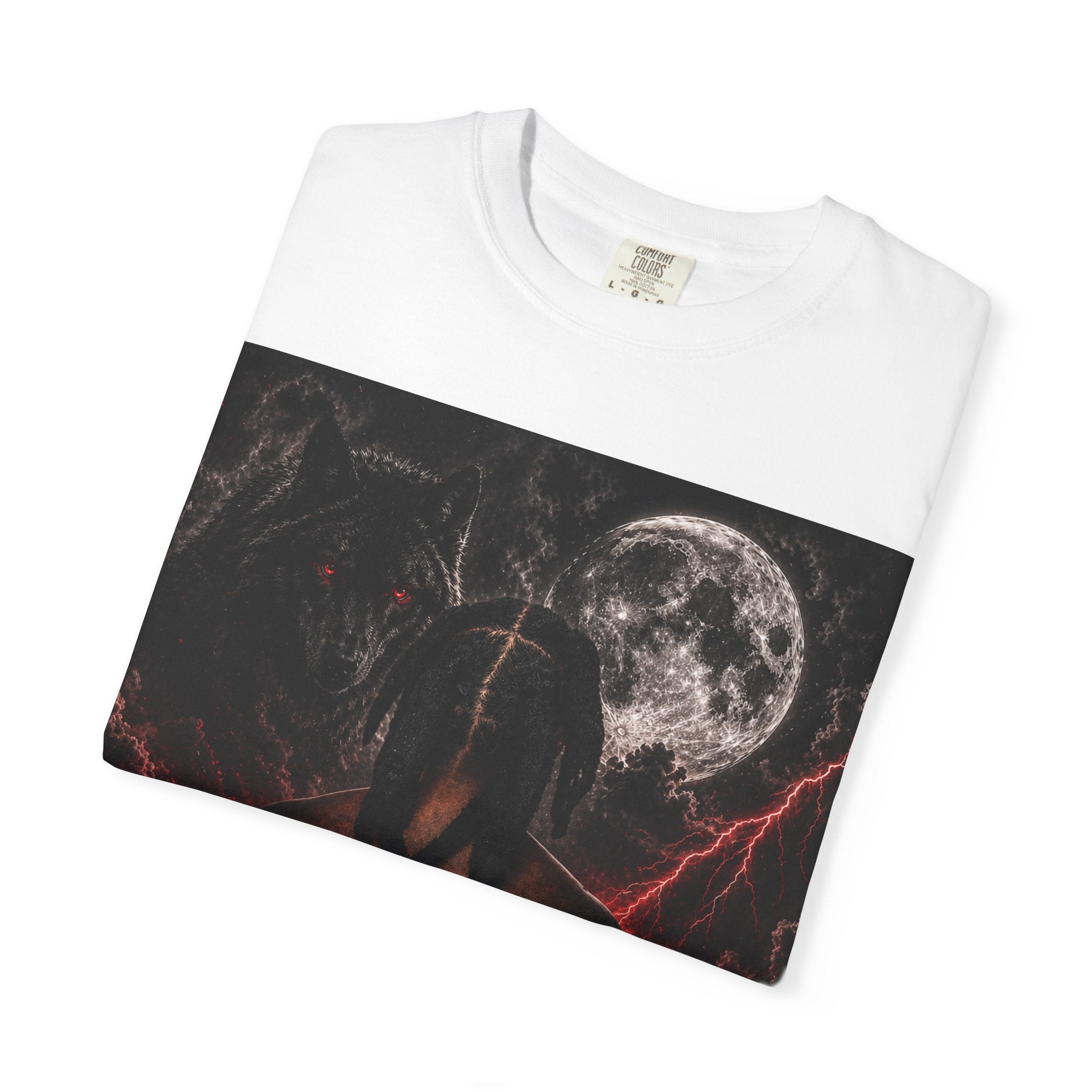 Hybride Graphic T-Shirt — Dark Moon Vaporwave Band Tee